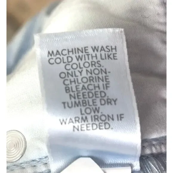 J.Jill Jeans, High Rise Cropped, Light Wash, Stretch, Women's Size 12 - Picture 6 of 6